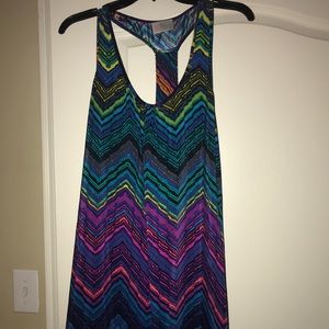 Alice & Trixie size M multi-color racerback dress